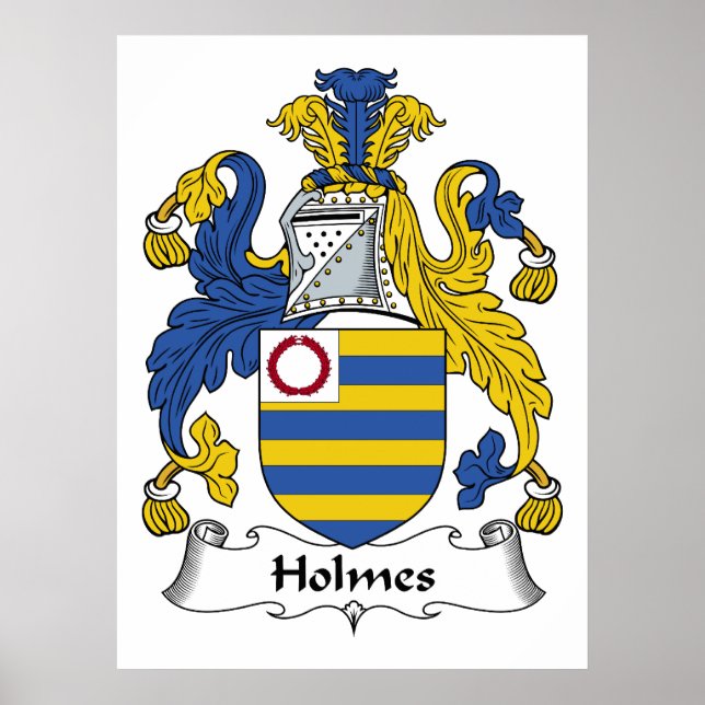 Poster Holmes Family Crest (Frente)