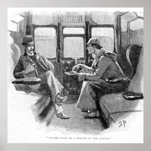 Poster Holmes Me Deu Um Desenho Dos Acontecimentos