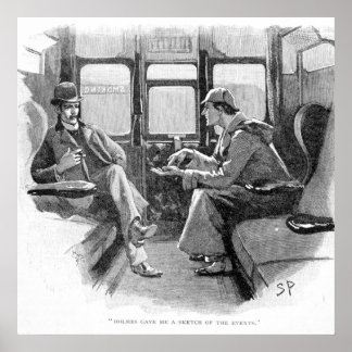 Poster Holmes Me Deu Um Desenho Dos Eventos