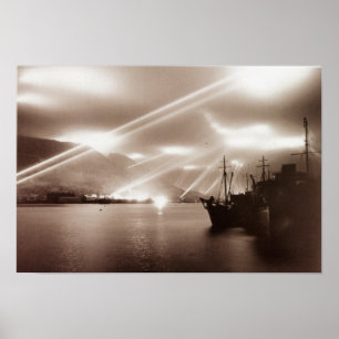 Poster Holofotes de Gibraltar