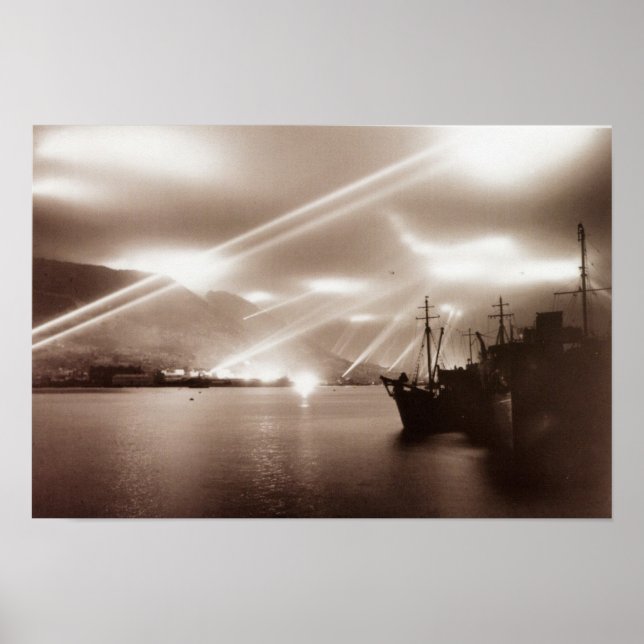 Poster Holofotes de Gibraltar (Frente)