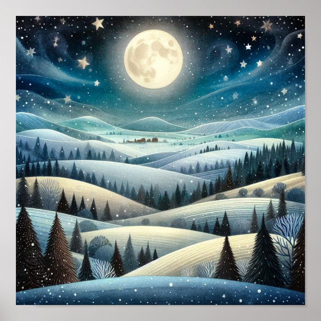 Poster Holofotes do inverno (Frente)