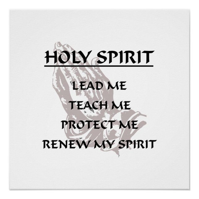 PÓSTER HOLY SPIRIT (Frente)