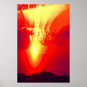 Póster Holy sunset