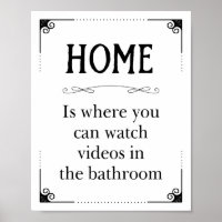 Home Assista Vídeos No Banheiro Engraçado Decor
