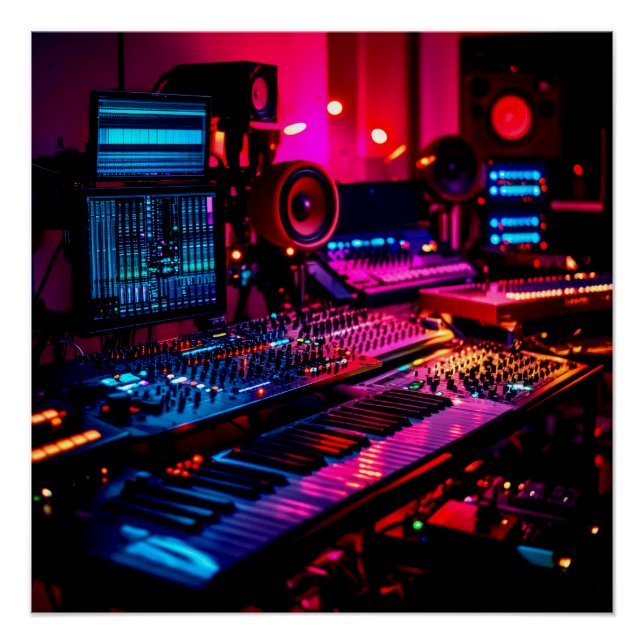 Póster Home Music Studio (Frente)