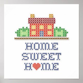 Póster Home Sweet Home