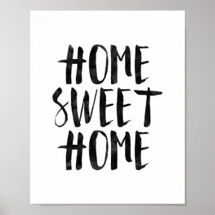 Póster Home Sweet Home