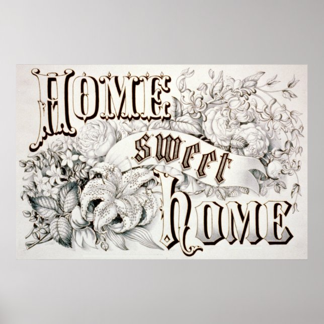 Poster Home Sweet Home (Frente)