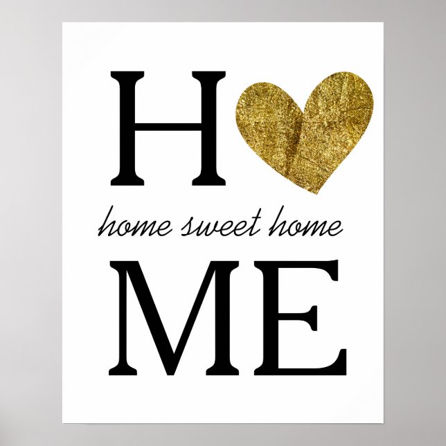 Poster Home Sweet Home (Frente)