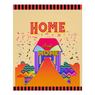 Póster Home Sweet Home