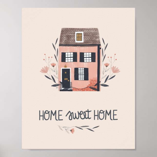 Poster Home Sweet Home (Frente)