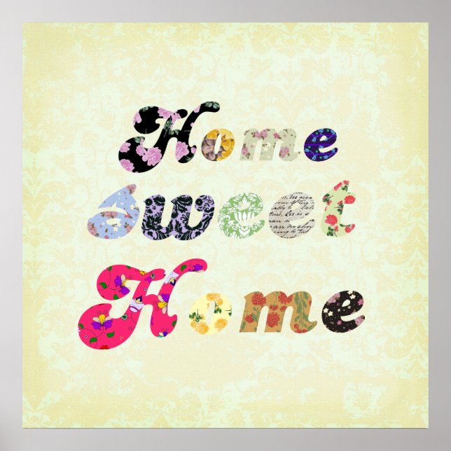 Poster Home Sweet Home (Frente)