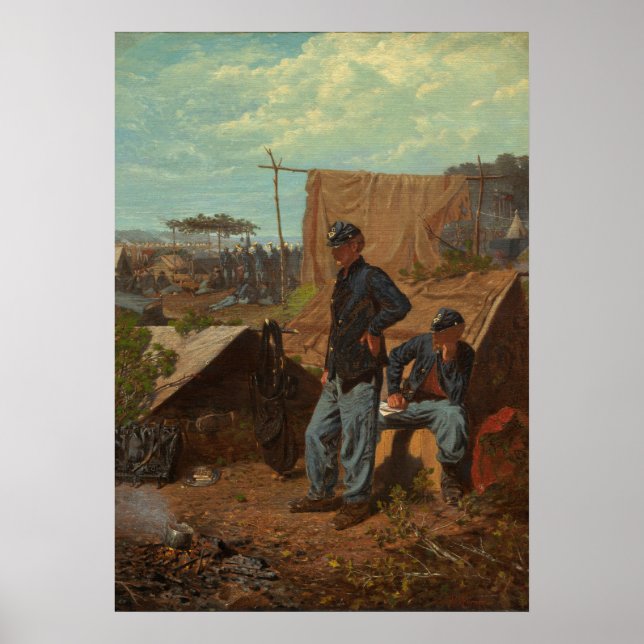 Poster Home, Sweet Home, c.1863 (óleo na canvas) (Frente)