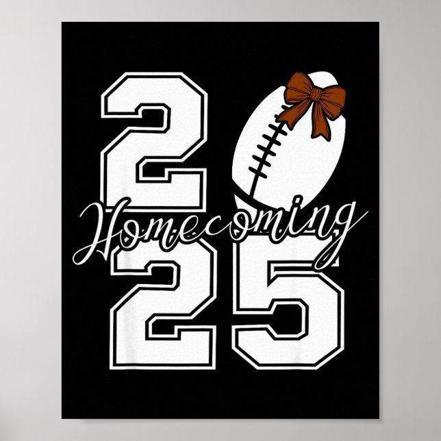 Poster Homecoming Hoco 2025 School Team Spirit Reunion Fo (Frente)