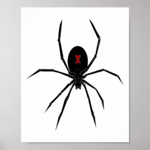Poster Homem-Aranha do Halloween Redback Mulher Negra Ins