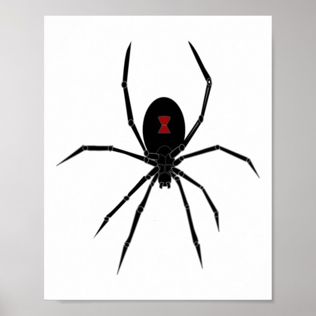 Poster Homem-Aranha do Halloween Redback Mulher Negra Ins (Frente)