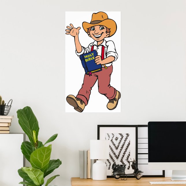 Poster Homem Com Bíblia (Criador carregado)