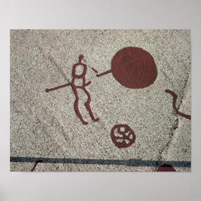 Póster Homem com sol (Frente)