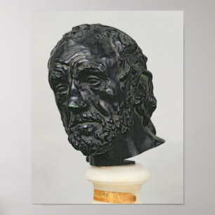 Póster Homem com um nariz quebrado, 1865