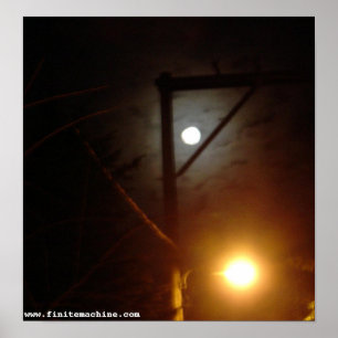 Poster homem contra a natureza