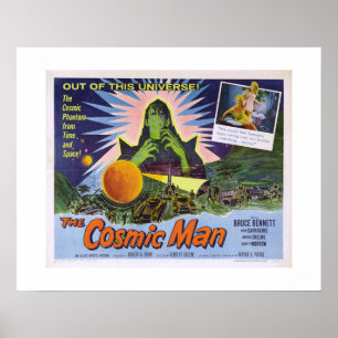 Póster Homem cósmico