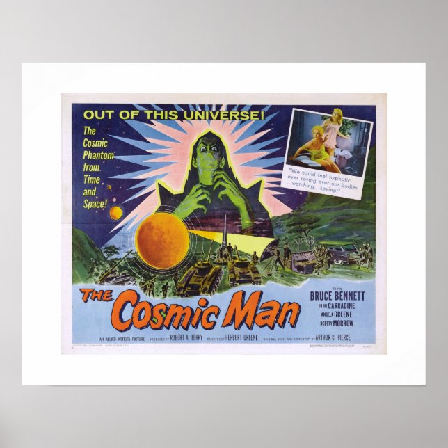 Póster Homem Cósmico (Frente)