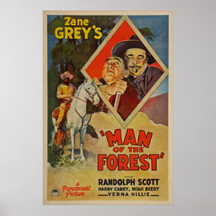 Póster Homem da Floresta - Randolph Scott - Verna Hillie