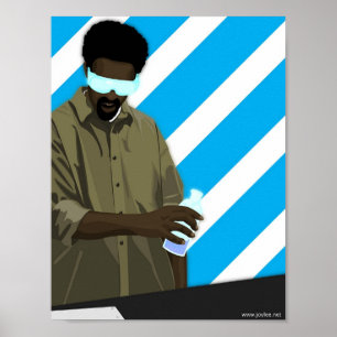 Póster Homem da química
