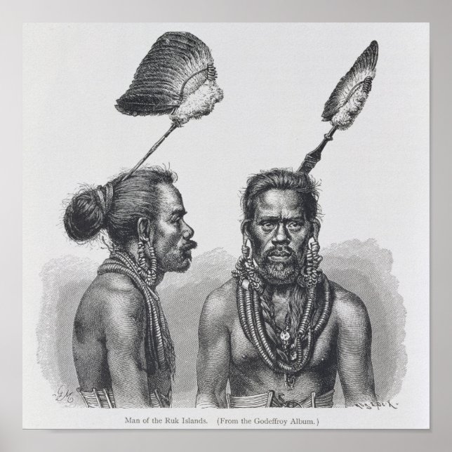 Póster Homem das Ilhas Ruk (Frente)