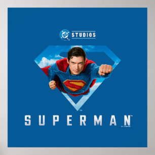 Poster Homem de Aço em Voo