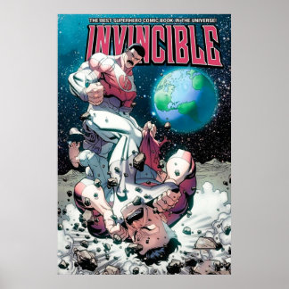Poster homem de banda desenhada invencível