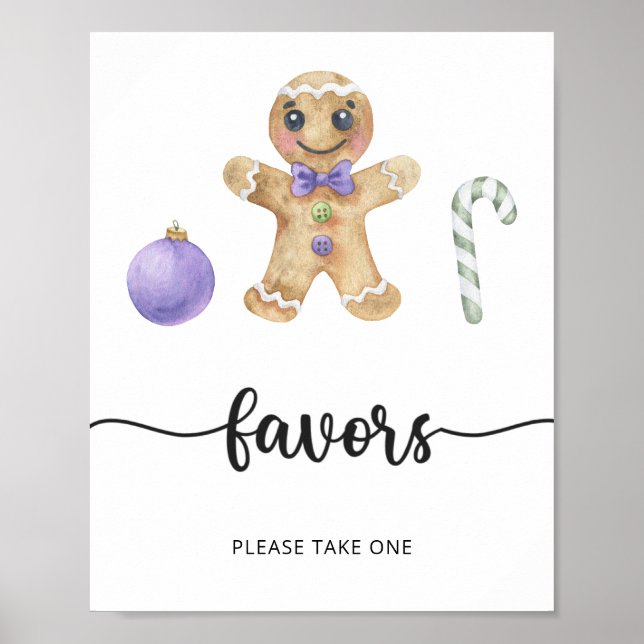 Poster Homem de biscoito de gengibre \  Favoritos (Frente)