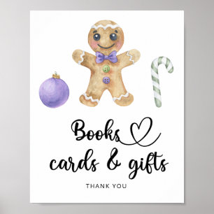 Poster Homem de biscoito - livros cartões e presentes