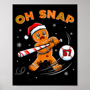 Poster Homem de gengibre engraçado Oh Snap 67 Meme de bei