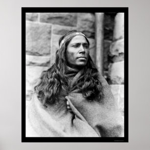 Poster Homem de medicina indiano 1917 de Kickapoo