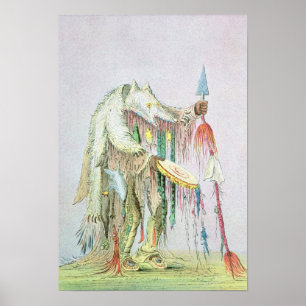 Poster Homem de Medicina Pé Negra