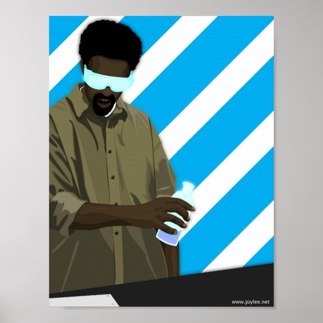 Póster Homem de Química (Frente)