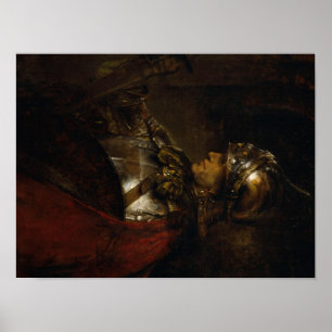 Póster Homem de Rembrandt na armadura
