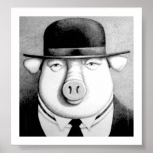 Póster Homem do porco