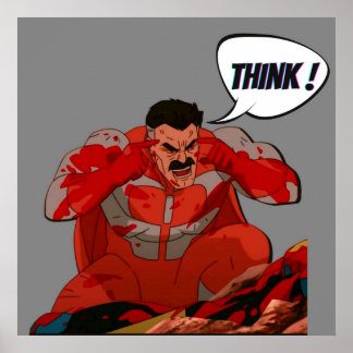 Poster Homem do Think Mark Omni