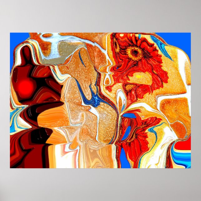 Póster Homem e aquecimento global (Frente)