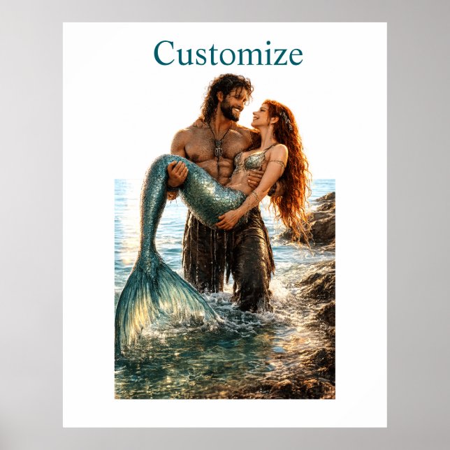 Poster Homem e Sereia Thunder_Cove (Frente)