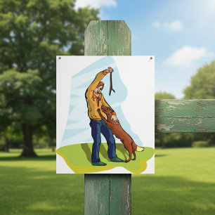 Poster Homem E Seu Cão