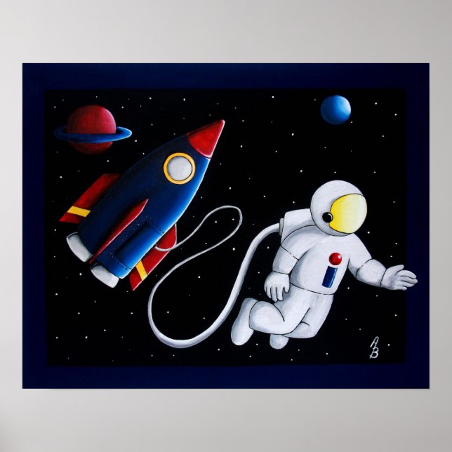 Póster Homem espacial (Frente)