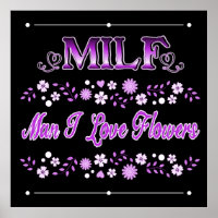 Homem Eu Adoro Flores De Texto Rosa