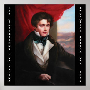 Póster Homem Europeu do século XIX