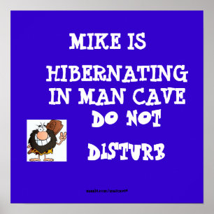 Poster Homem Hibernating Cave1