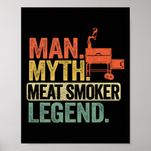 Poster Homem Lenda Defumador De Carne Pai Legendário Chur