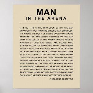 Poster Homem Na Arena - Atrevida Muito